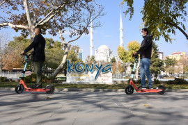 Konya’da elektrikli scooter dönemi