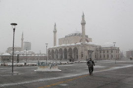 Konya’da kar yağışı etkili oldu