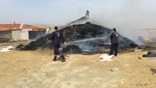 Konya’da 3 bin 500 balya saman yandı